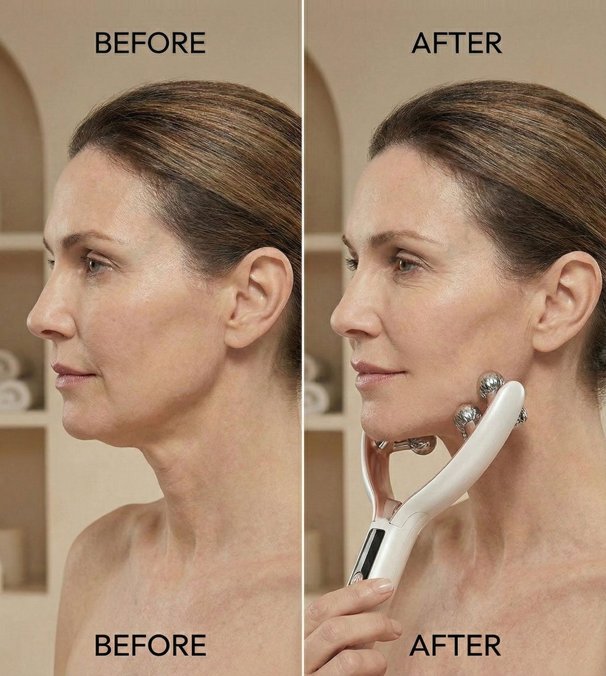 DermaLuxe Contour Pro Facial Roller