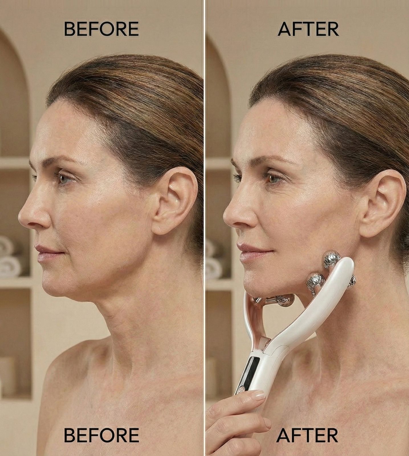 DermaLuxe Contour Pro Facial Roller