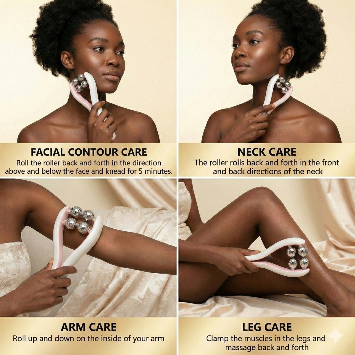 DermaLuxe Contour Facial Roller