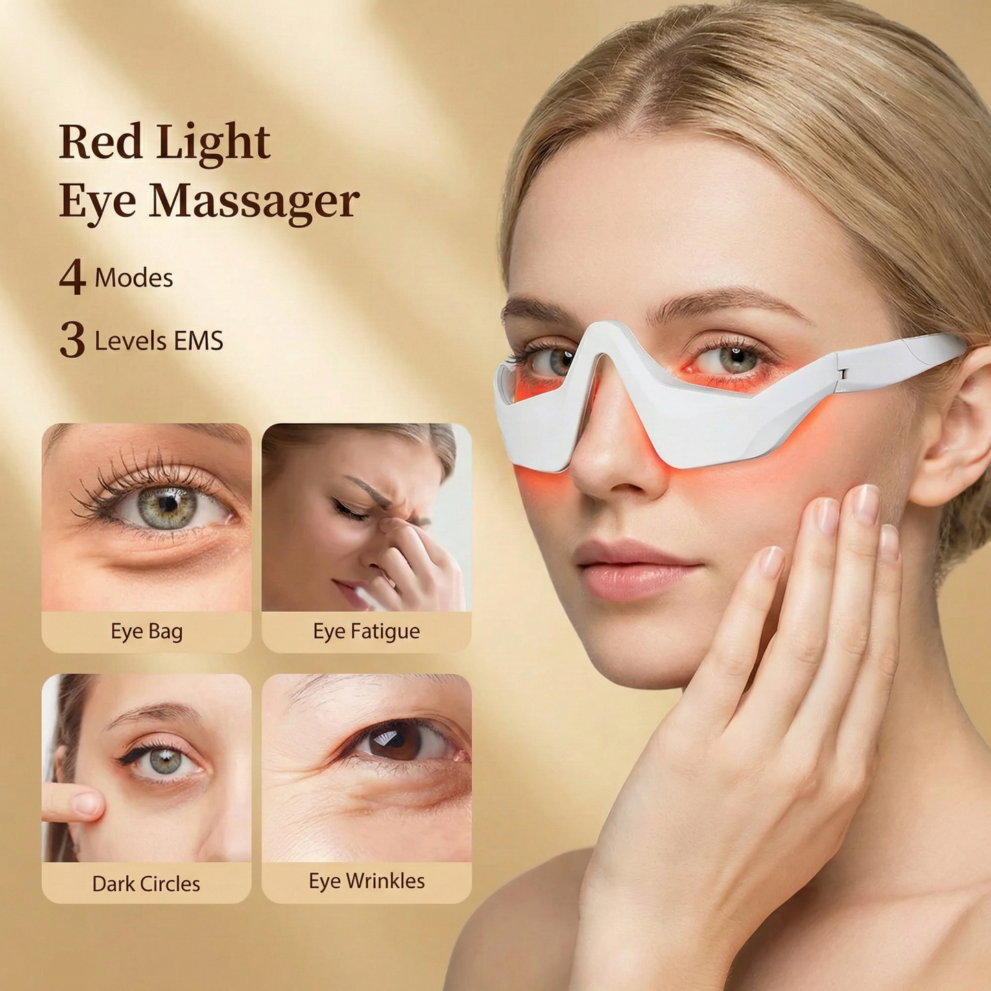DermaLuxe Under-Eye Massage Glasses