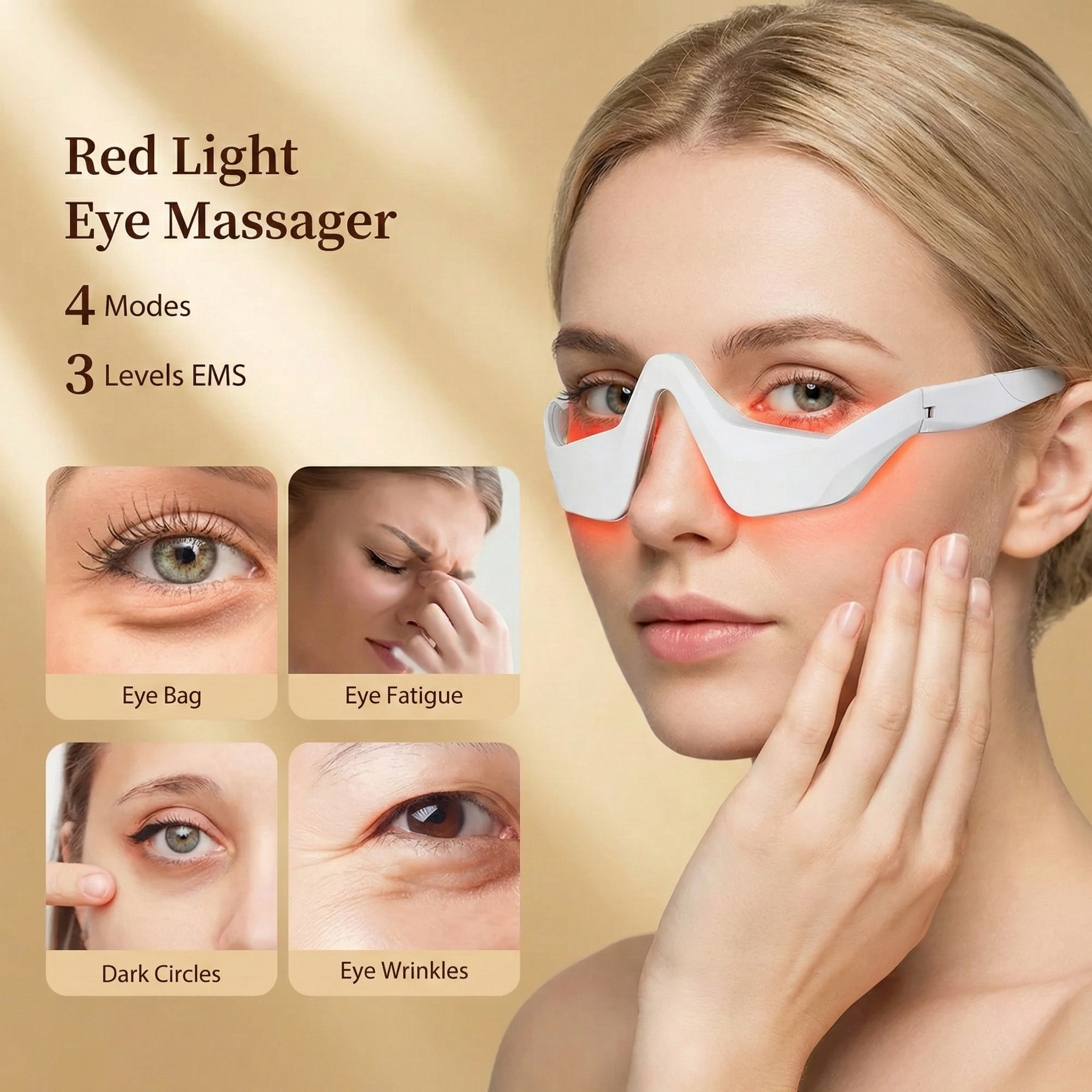 DermaLuxe Under-Eye Therapy Glasses
