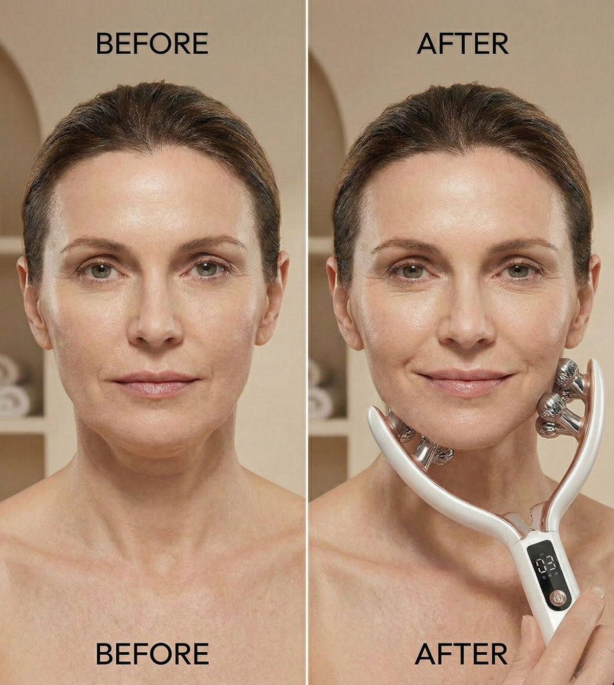 DermaLuxe Contour Pro Facial Roller