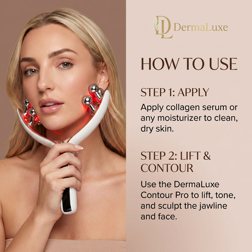DermaLuxe Contour Pro Facial Roller